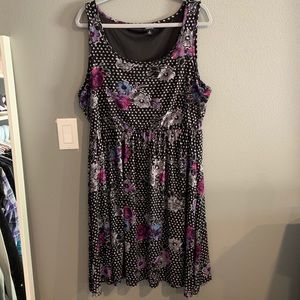 Torrid Polka dot/floral dress